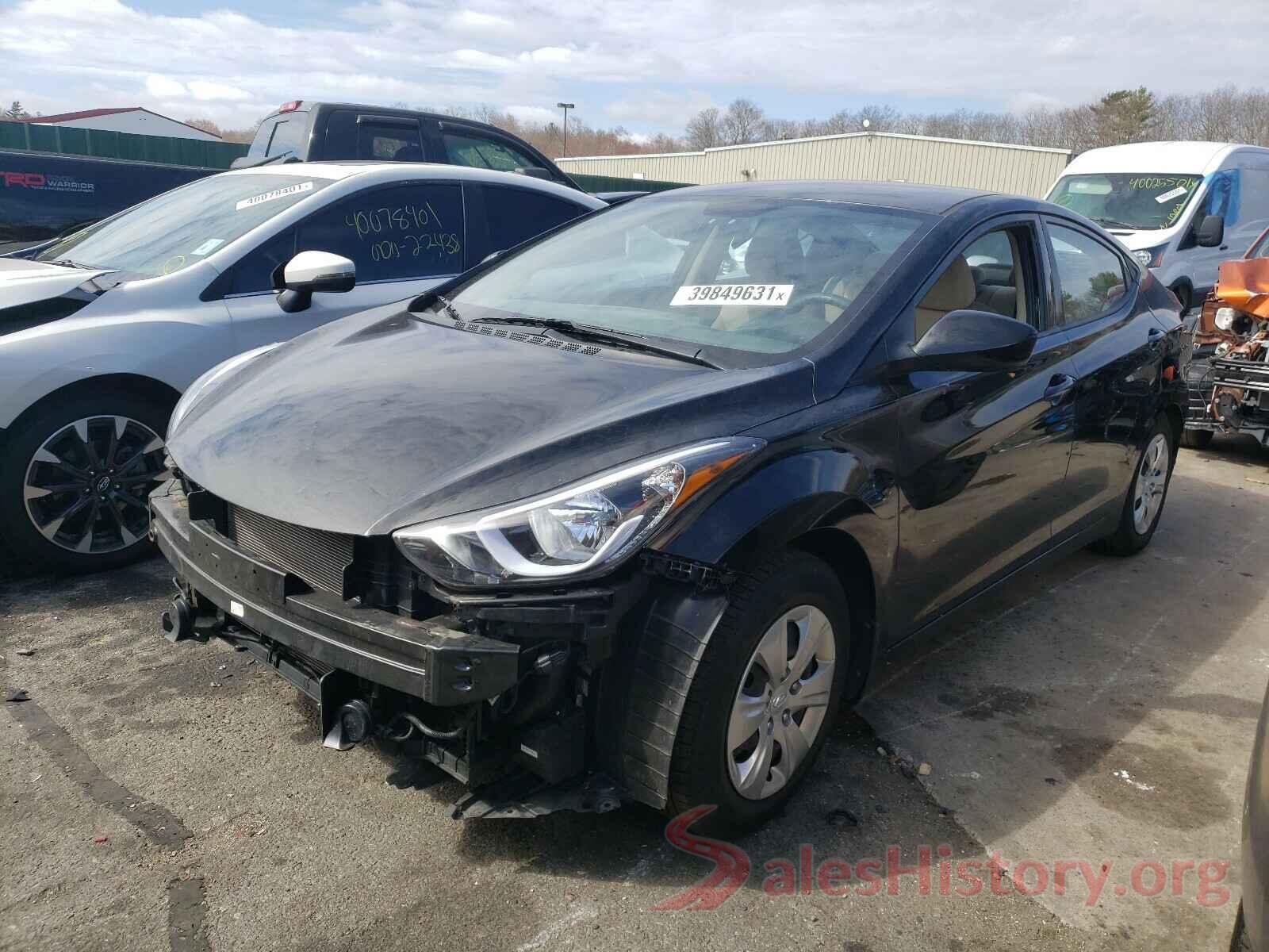 KMHDH4AE8GU483778 2016 HYUNDAI ELANTRA