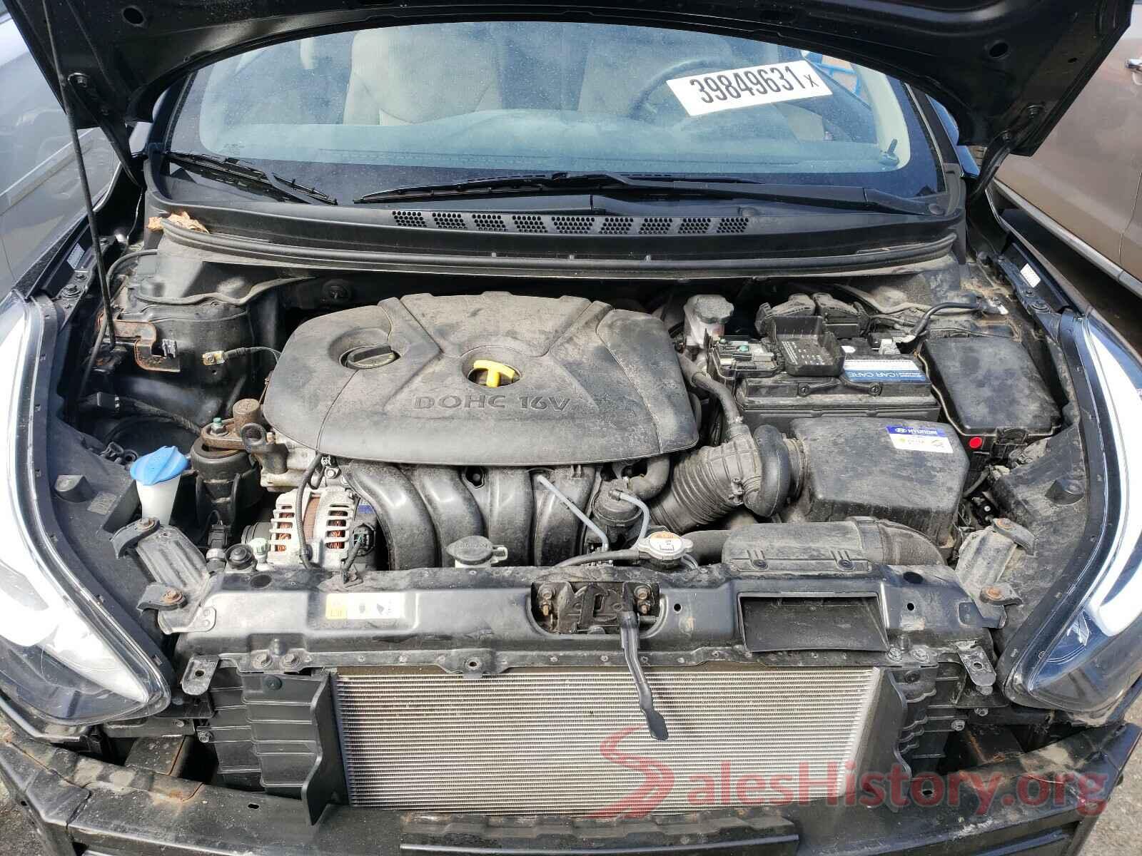 KMHDH4AE8GU483778 2016 HYUNDAI ELANTRA