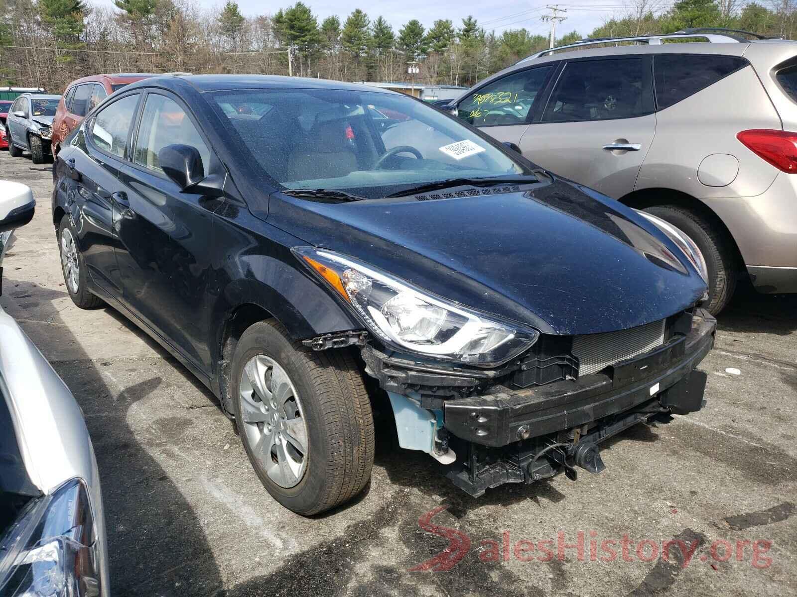 KMHDH4AE8GU483778 2016 HYUNDAI ELANTRA