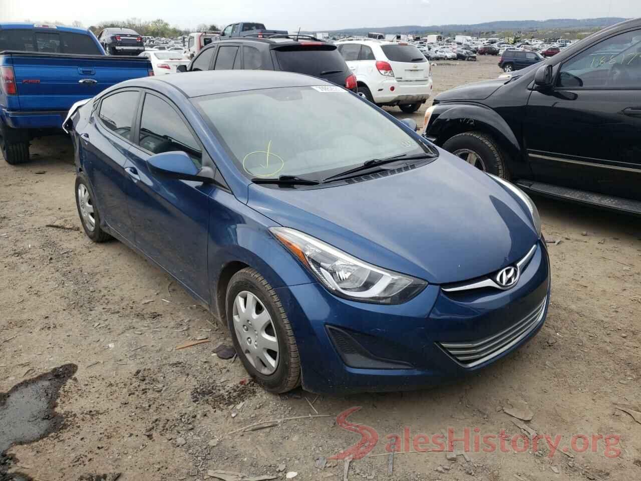 KMHDH4AE9GU502550 2016 HYUNDAI ELANTRA