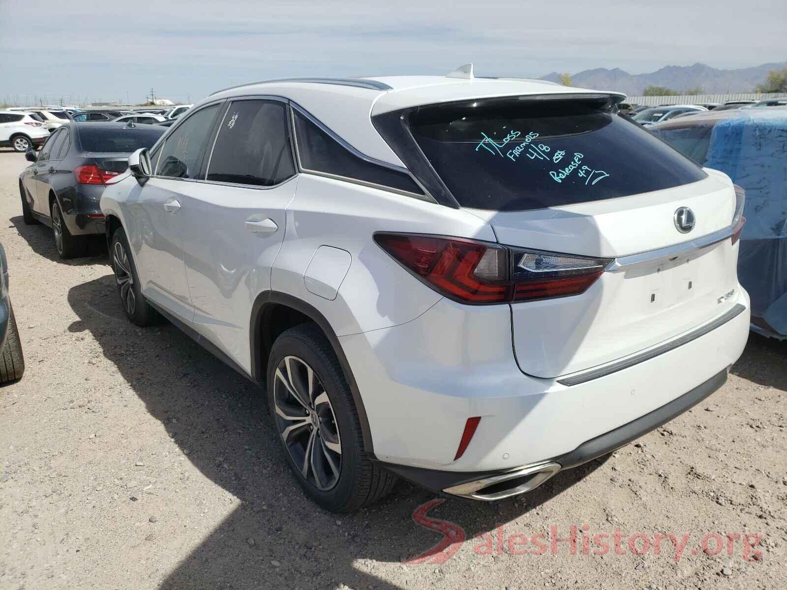 2T2ZZMCA3HC066998 2017 LEXUS RX350