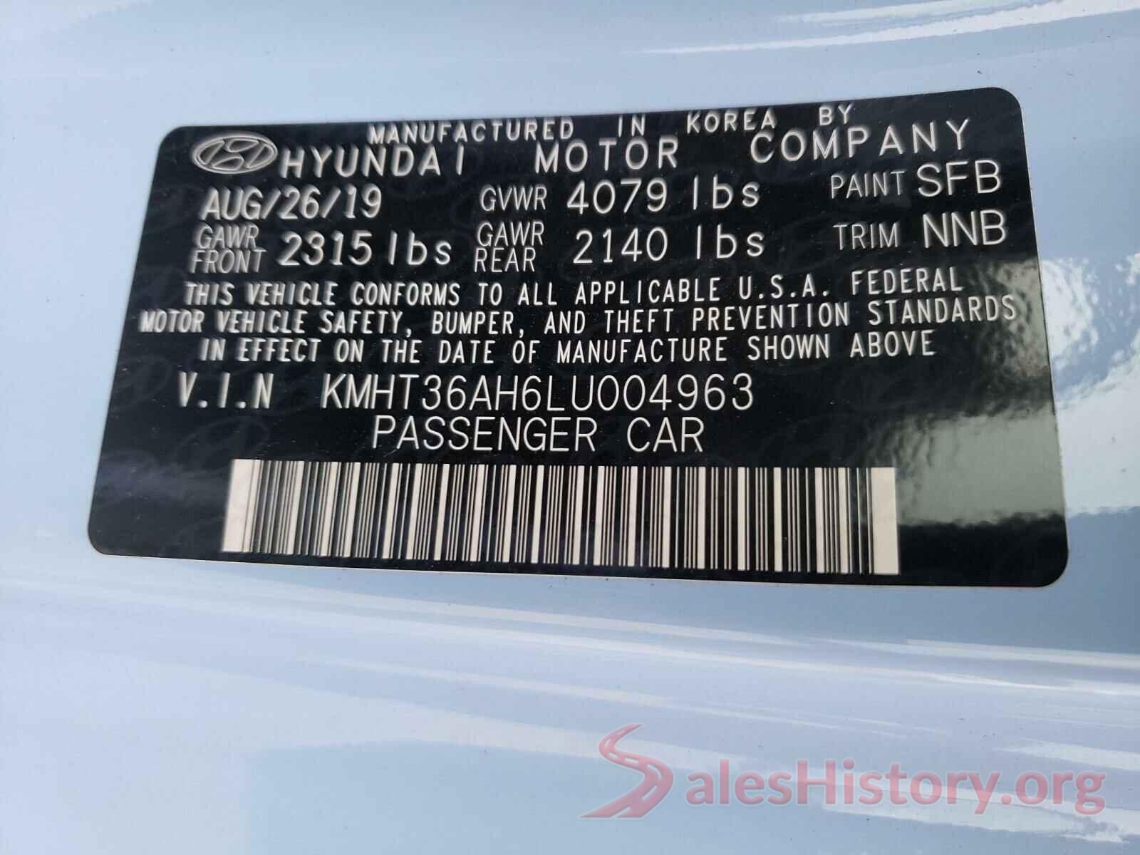 KMHT36AH6LU004963 2020 HYUNDAI VELOSTER