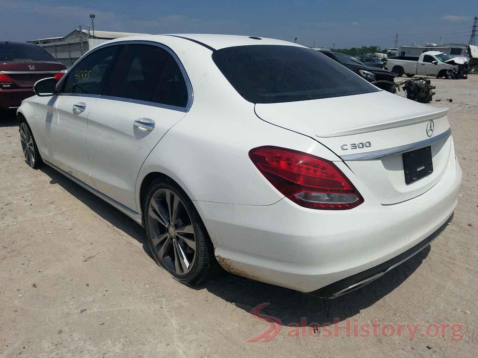 55SWF4JB4GU133595 2016 MERCEDES-BENZ C CLASS