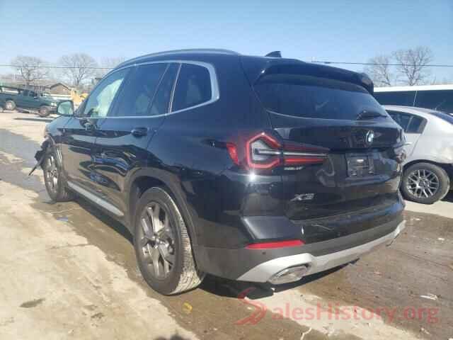 5UX53DP09N9K90136 2022 BMW X3