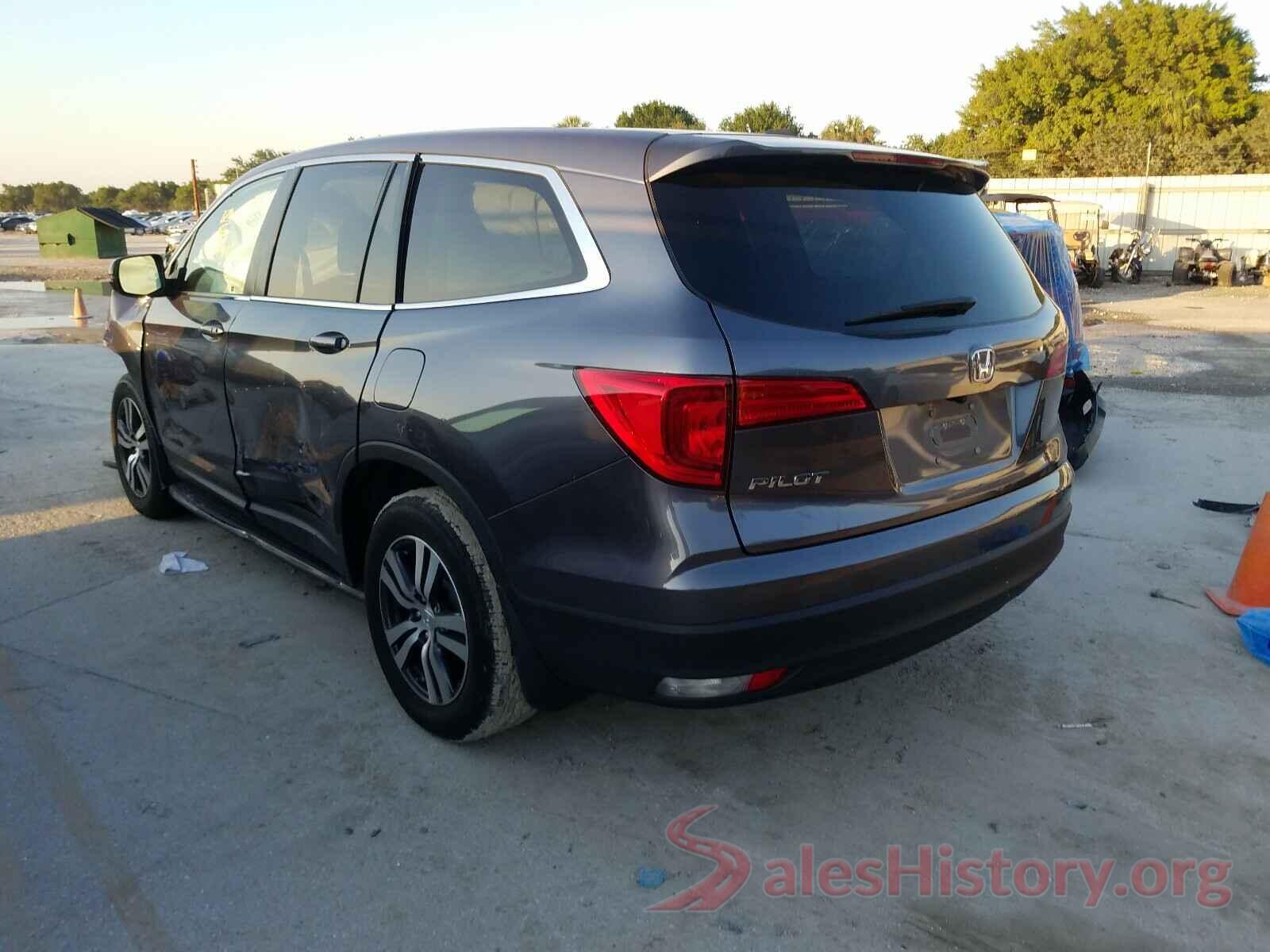 5FNYF5H59GB051801 2016 HONDA PILOT