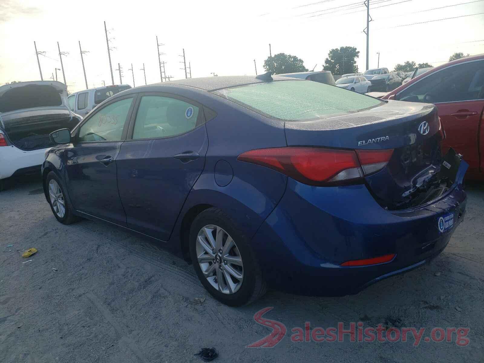 5NPDH4AE7GH788574 2016 HYUNDAI ELANTRA