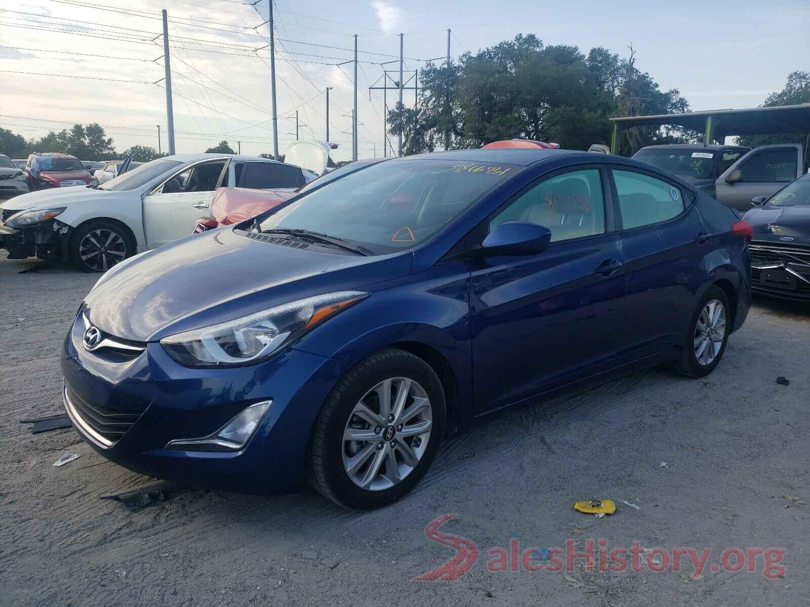 5NPDH4AE7GH788574 2016 HYUNDAI ELANTRA