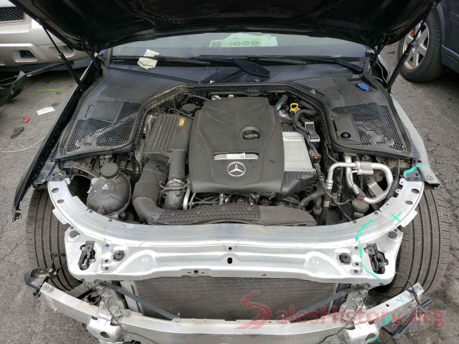 55SWF4JB2HU189522 2017 MERCEDES-BENZ C CLASS