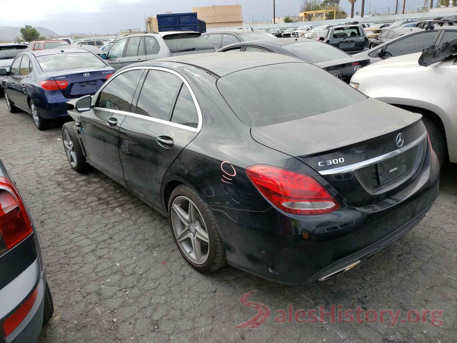 55SWF4JB2HU189522 2017 MERCEDES-BENZ C CLASS