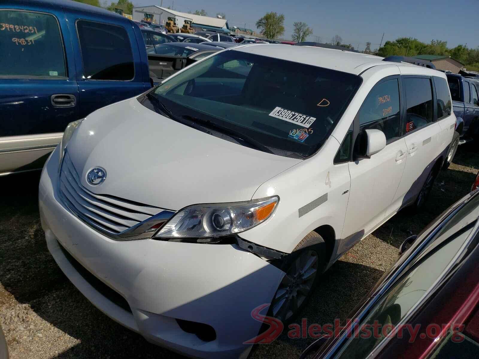 5TDJZ3DCXHS171895 2017 TOYOTA SIENNA