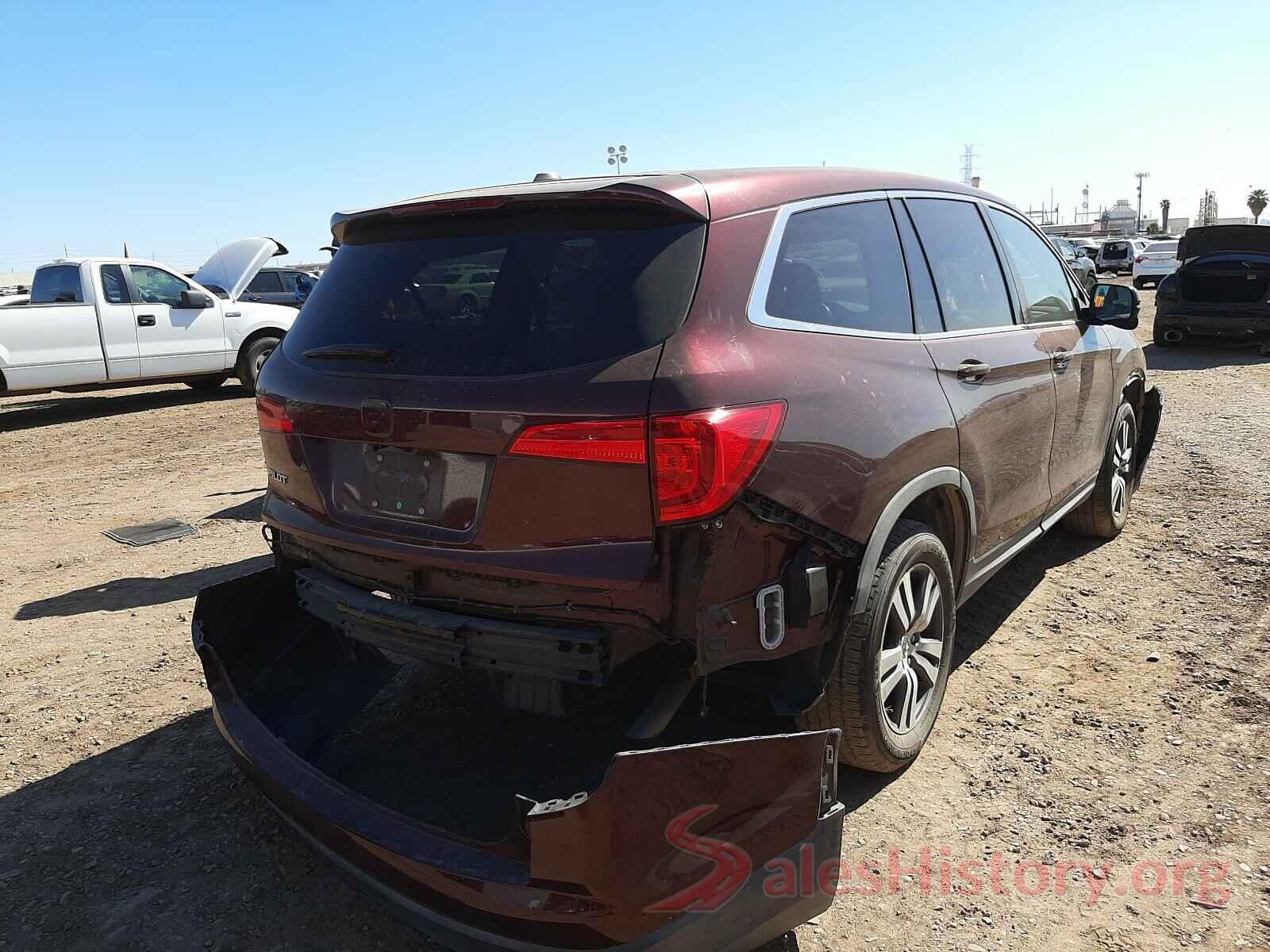 5FNYF5H77GB003652 2016 HONDA PILOT