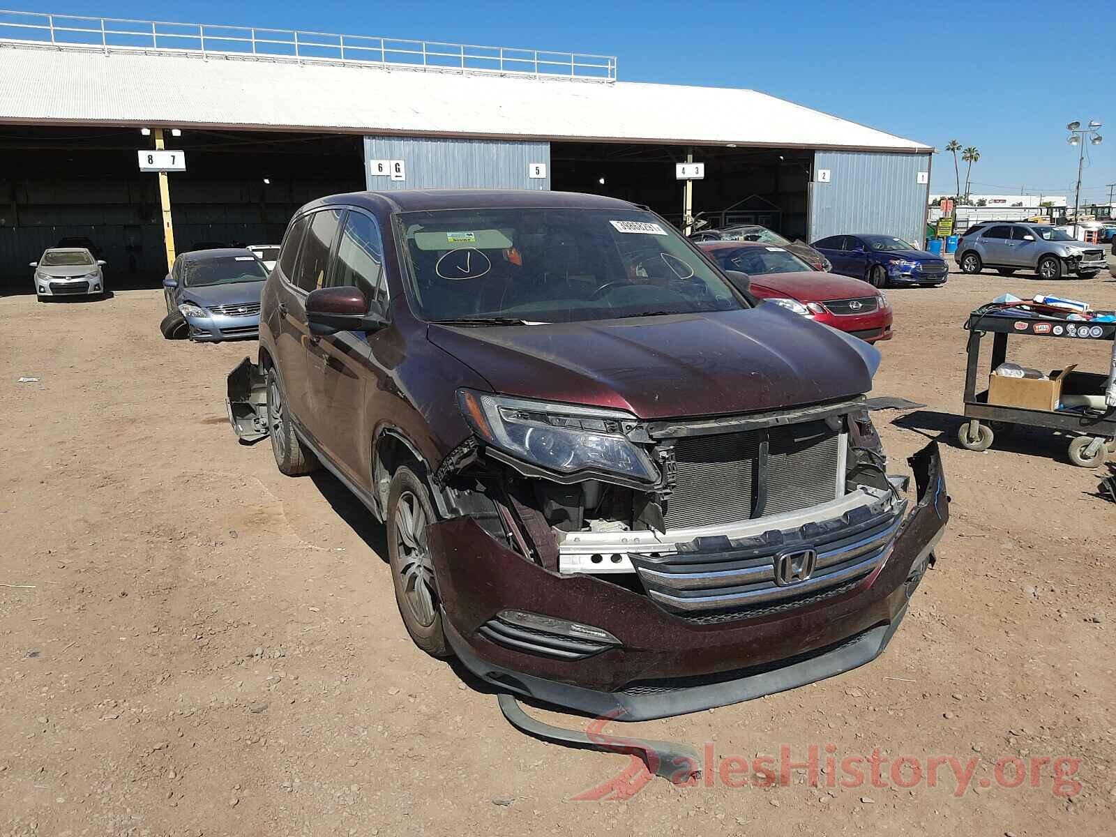 5FNYF5H77GB003652 2016 HONDA PILOT