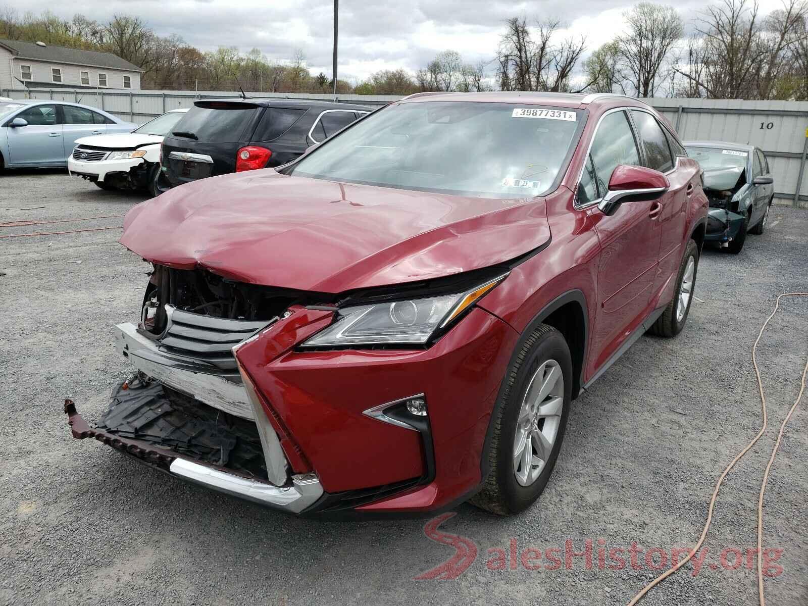 2T2BZMCAXHC105572 2017 LEXUS RX350