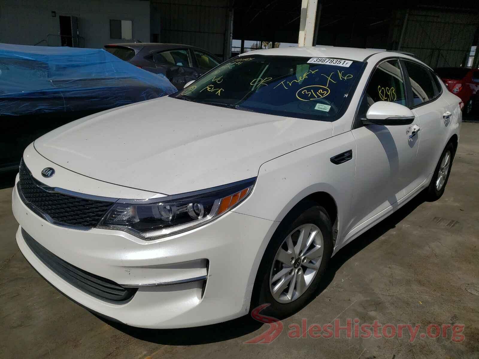 KNAGT4L30G5117431 2016 KIA OPTIMA