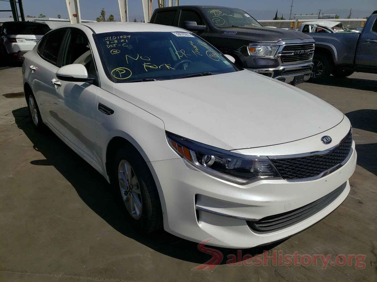 KNAGT4L30G5117431 2016 KIA OPTIMA