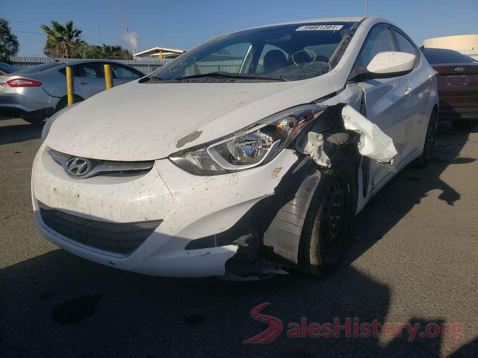 5NPDH4AE6GH698574 2016 HYUNDAI ELANTRA