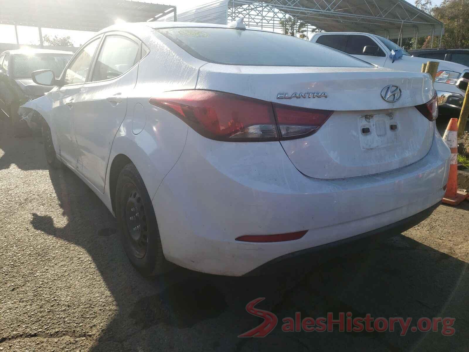 5NPDH4AE6GH698574 2016 HYUNDAI ELANTRA