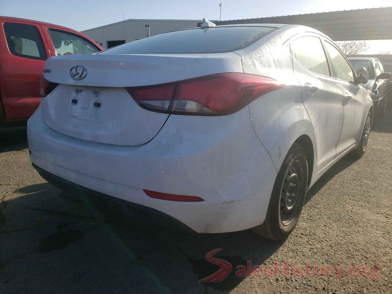 5NPDH4AE6GH698574 2016 HYUNDAI ELANTRA