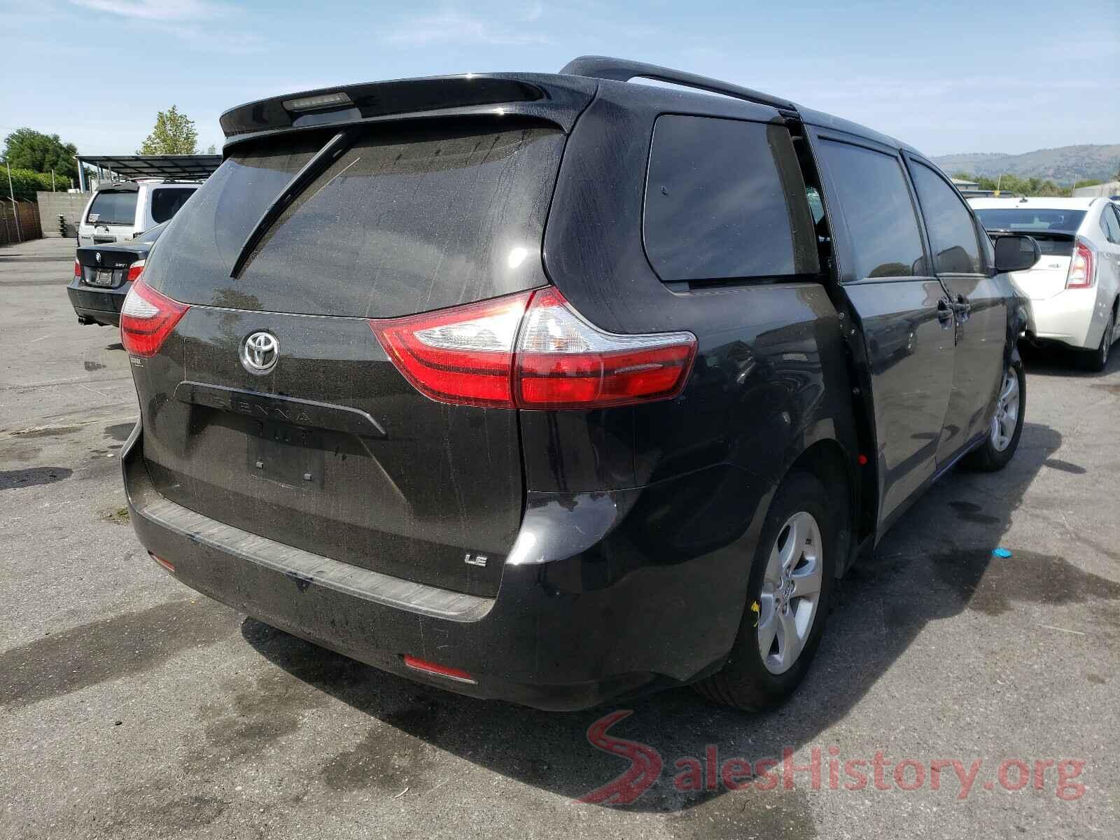 5TDKZ3DC4HS812821 2017 TOYOTA SIENNA