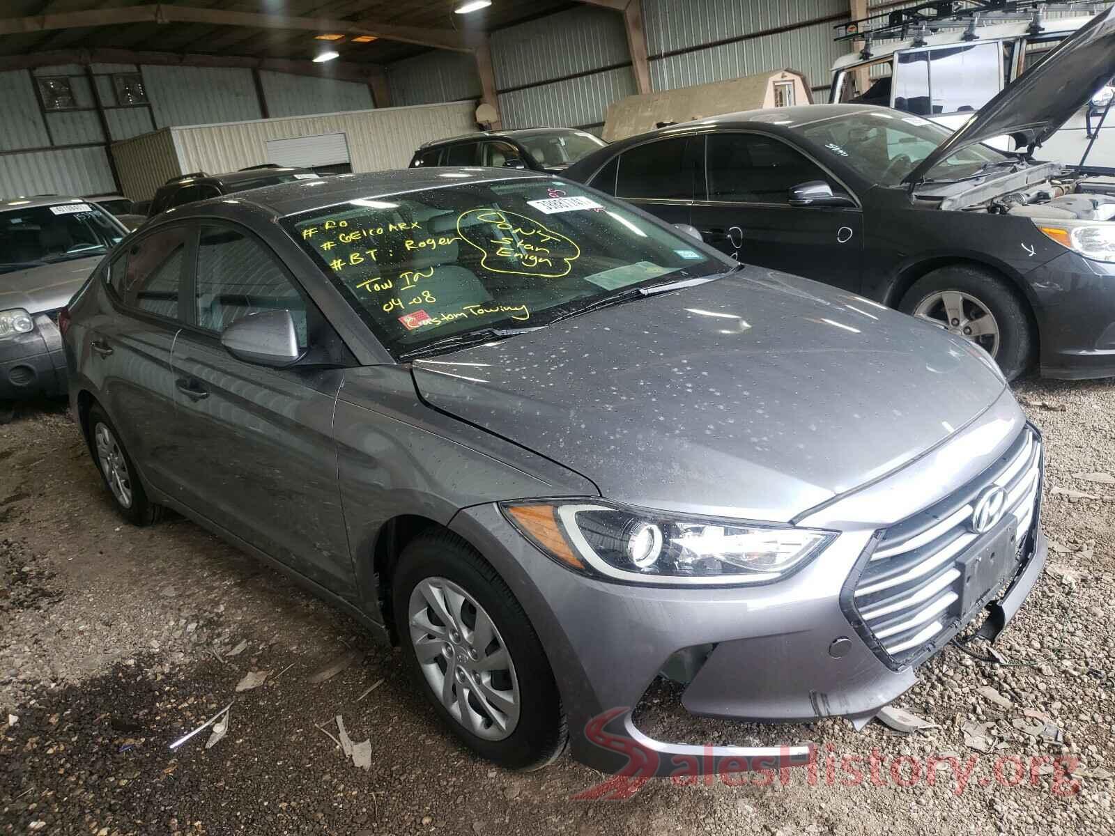 KMHD74LF4JU606055 2018 HYUNDAI ELANTRA