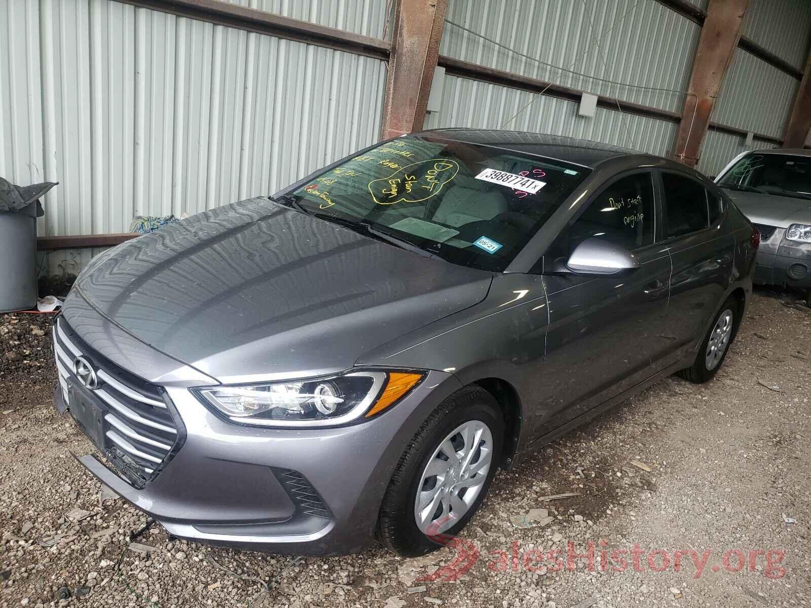 KMHD74LF4JU606055 2018 HYUNDAI ELANTRA