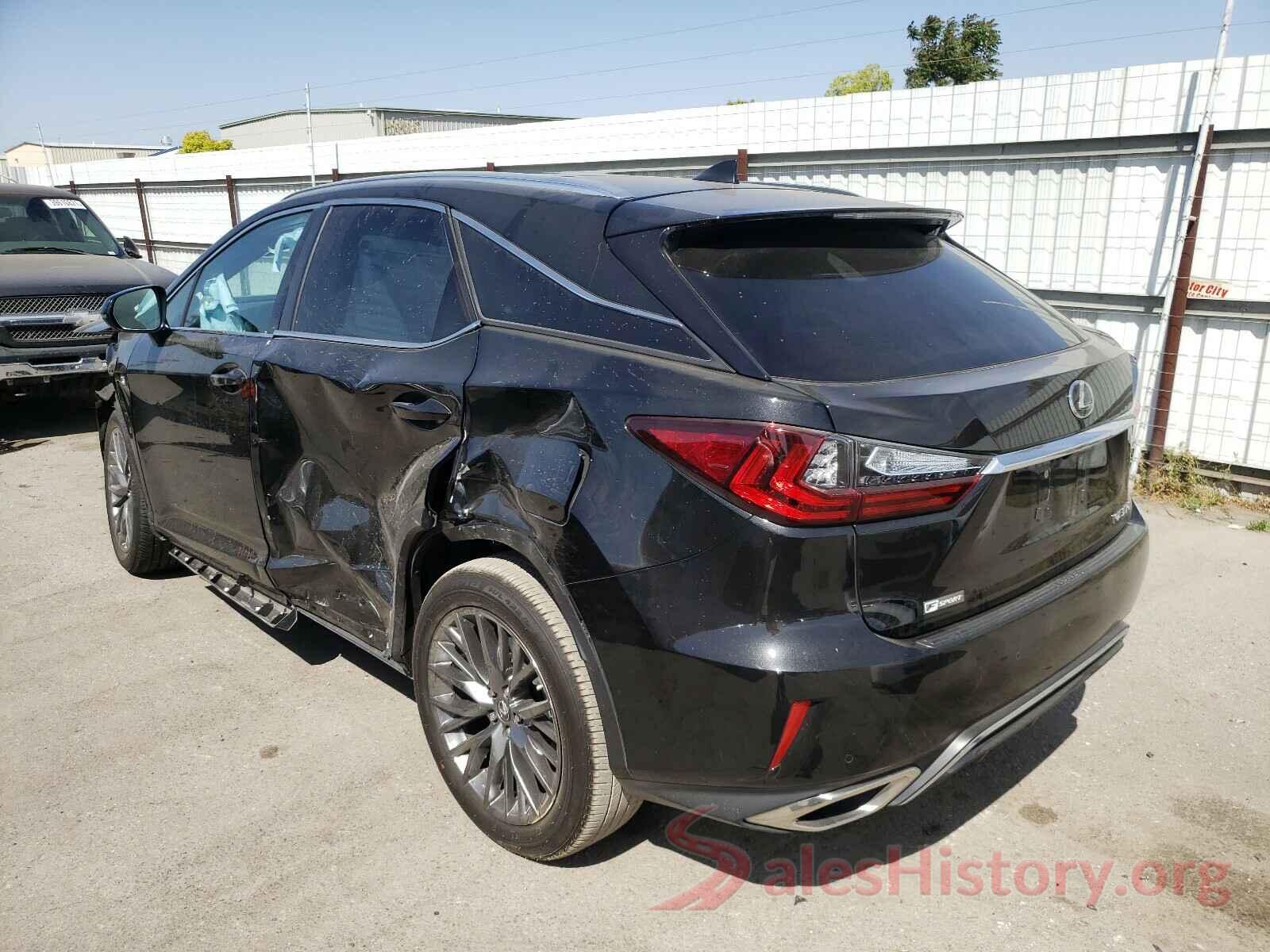 2T2BZMCA1KC204160 2019 LEXUS RX350