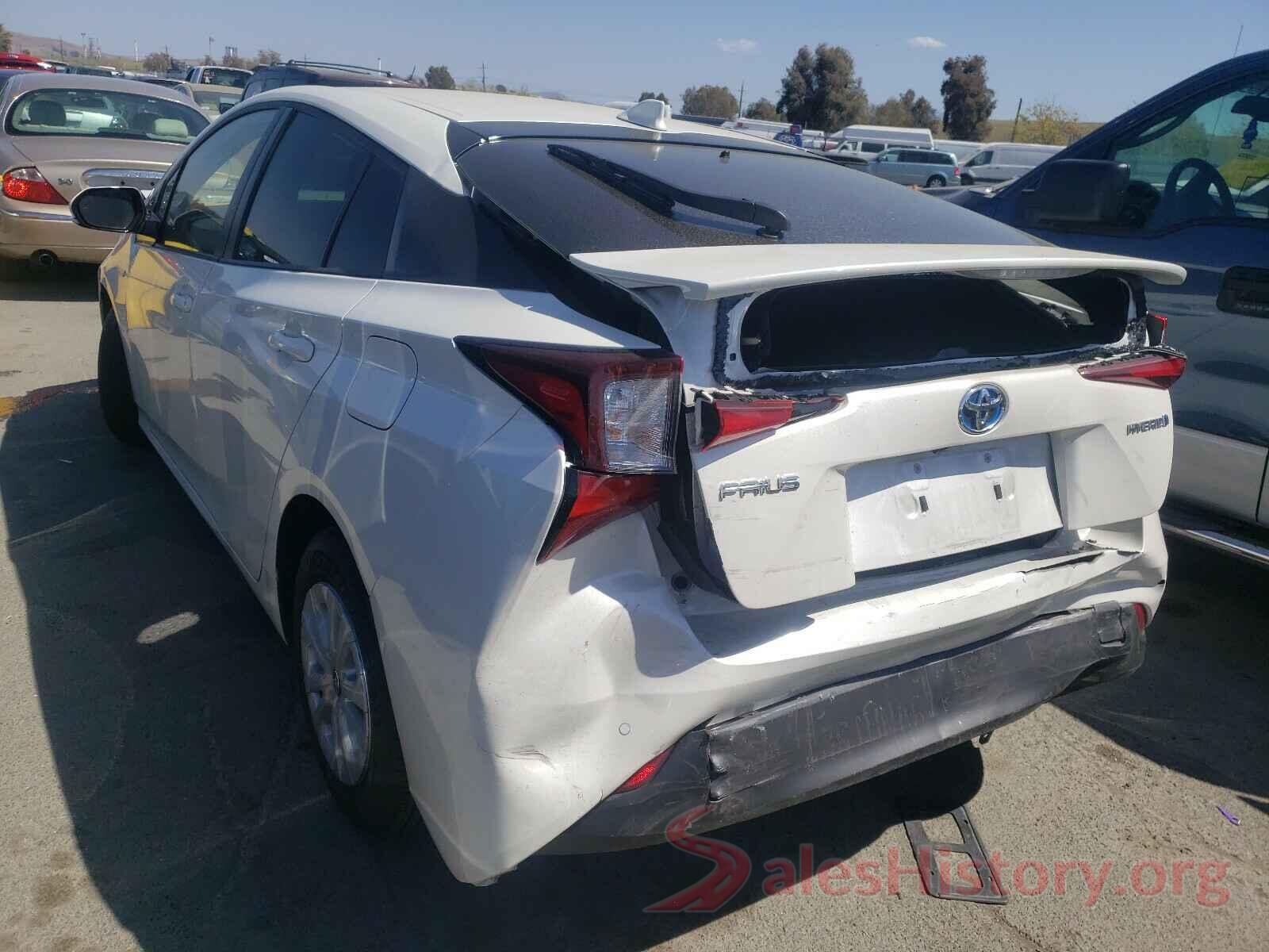 JTDKARFU1K3094993 2019 TOYOTA PRIUS