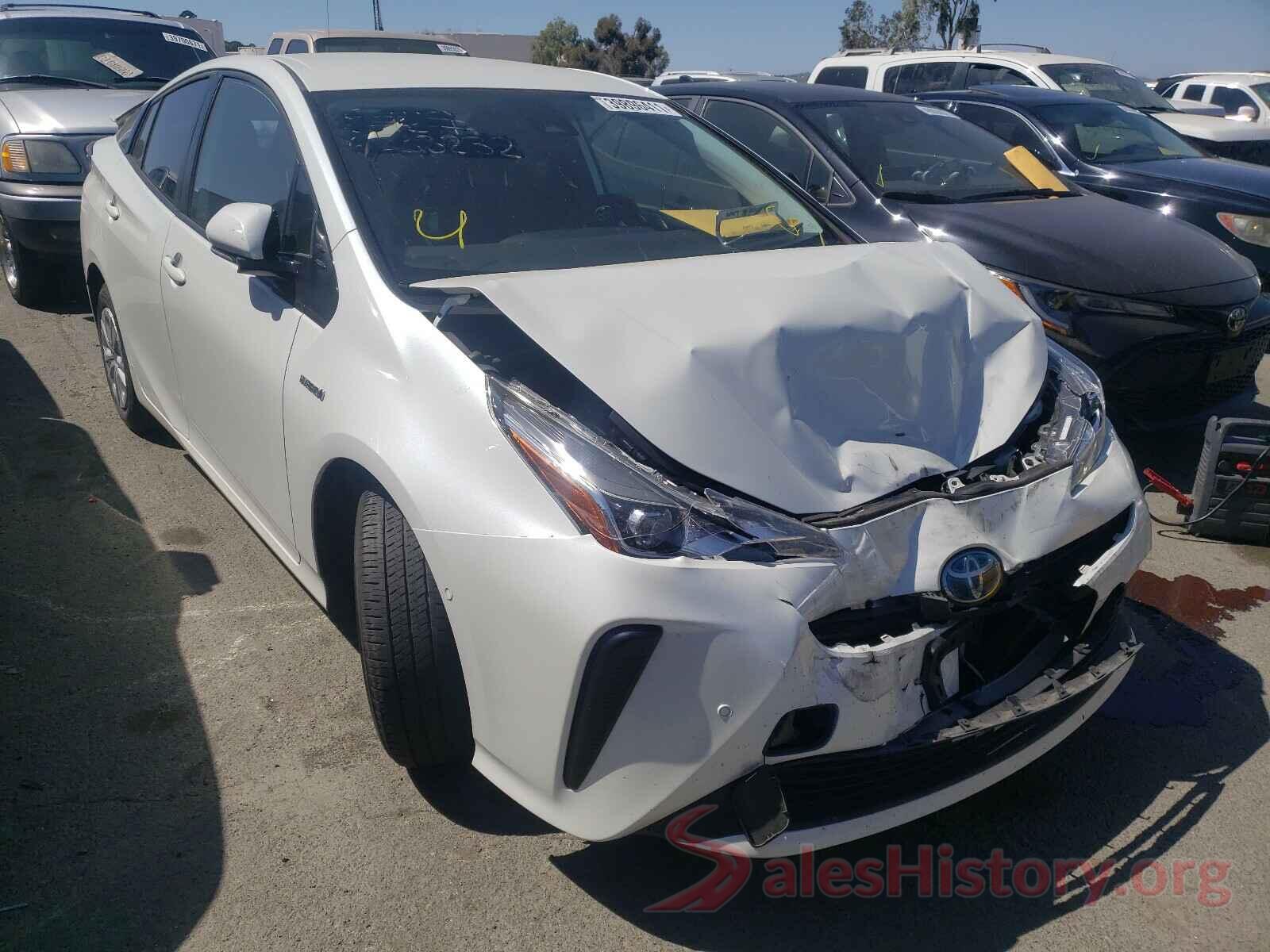 JTDKARFU1K3094993 2019 TOYOTA PRIUS