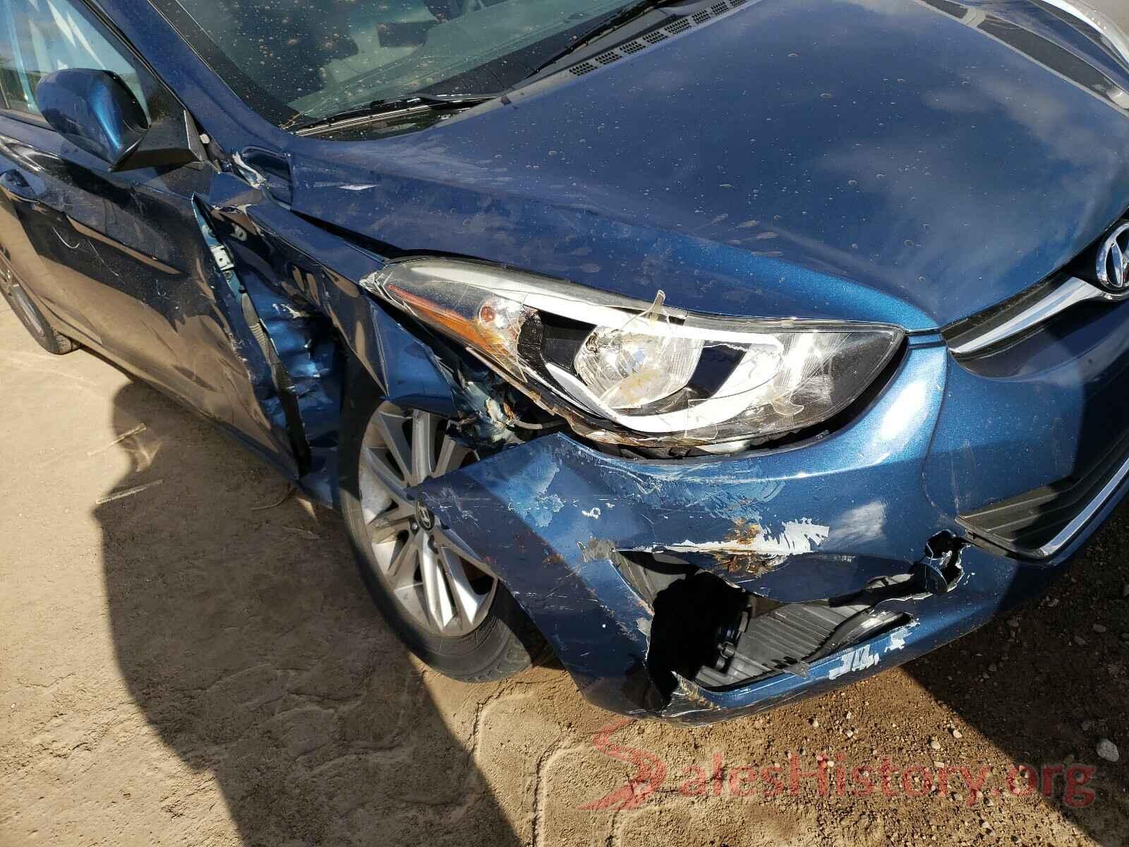 KMHDH4AE4GU502097 2016 HYUNDAI ELANTRA