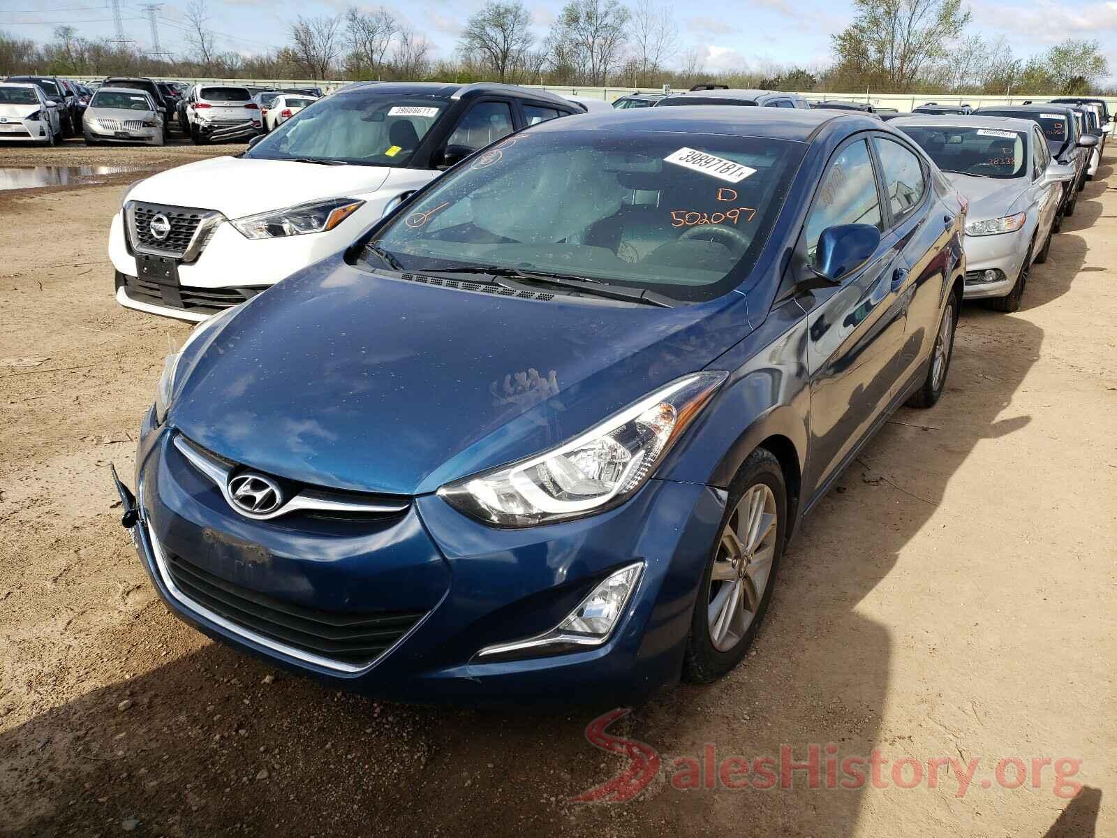 KMHDH4AE4GU502097 2016 HYUNDAI ELANTRA