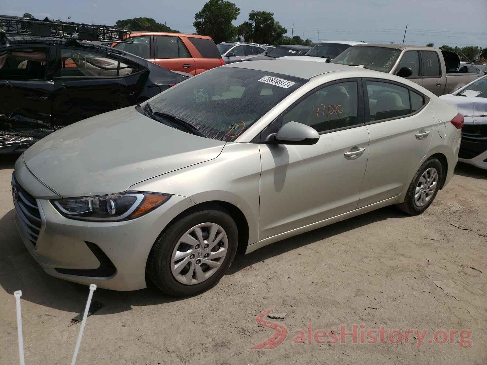 5NPD74LF4HH175628 2017 HYUNDAI ELANTRA