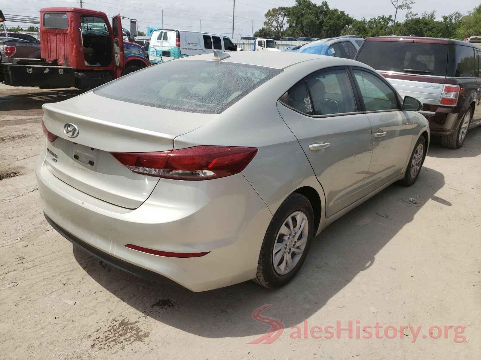 5NPD74LF4HH175628 2017 HYUNDAI ELANTRA