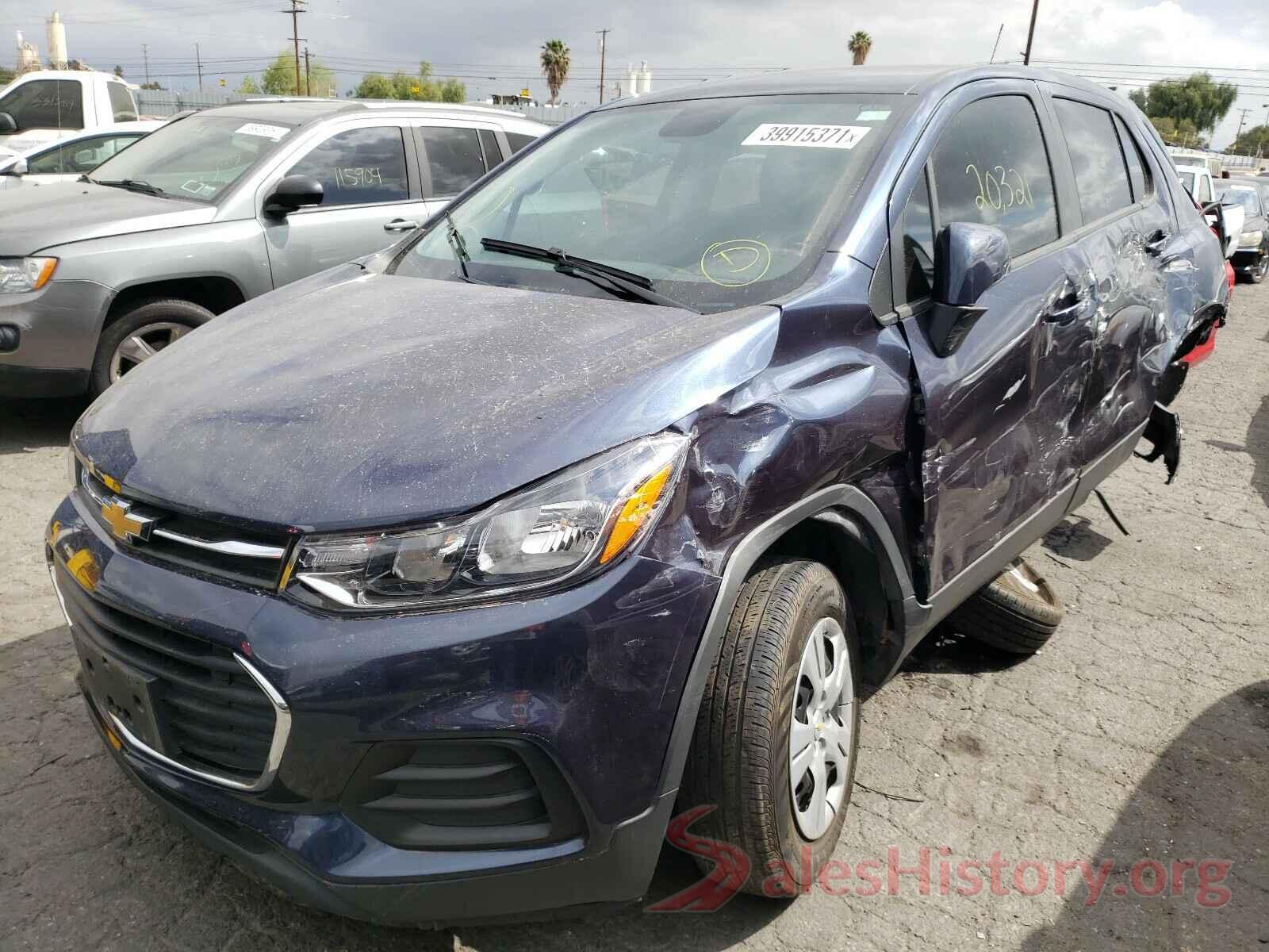 3GNCJKSB7KL163262 2019 CHEVROLET TRAX