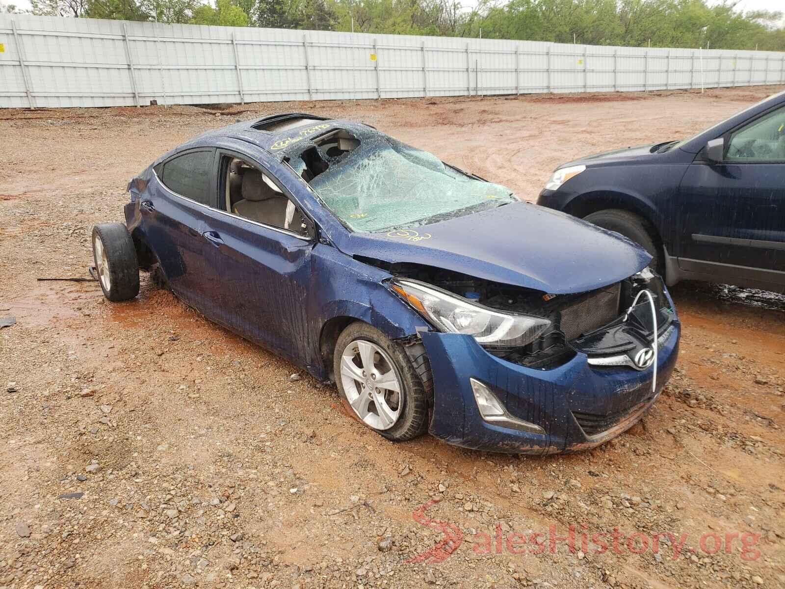 5NPDH4AE0GH764455 2016 HYUNDAI ELANTRA