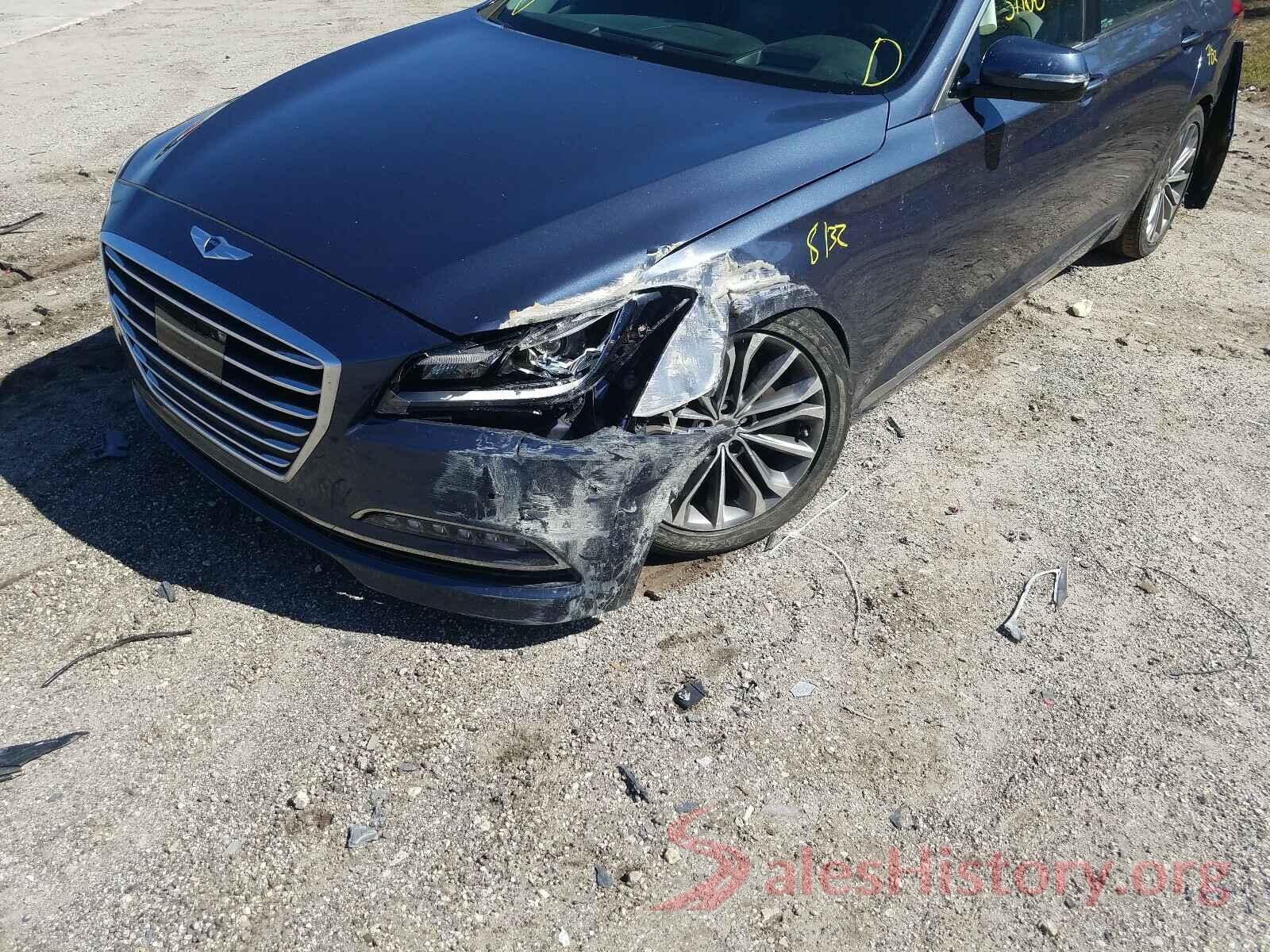 KMHGN4JE5GU106699 2016 HYUNDAI GENESIS