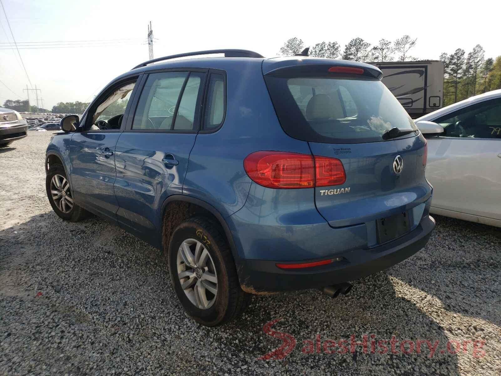 WVGAV7AX2HW503849 2017 VOLKSWAGEN TIGUAN