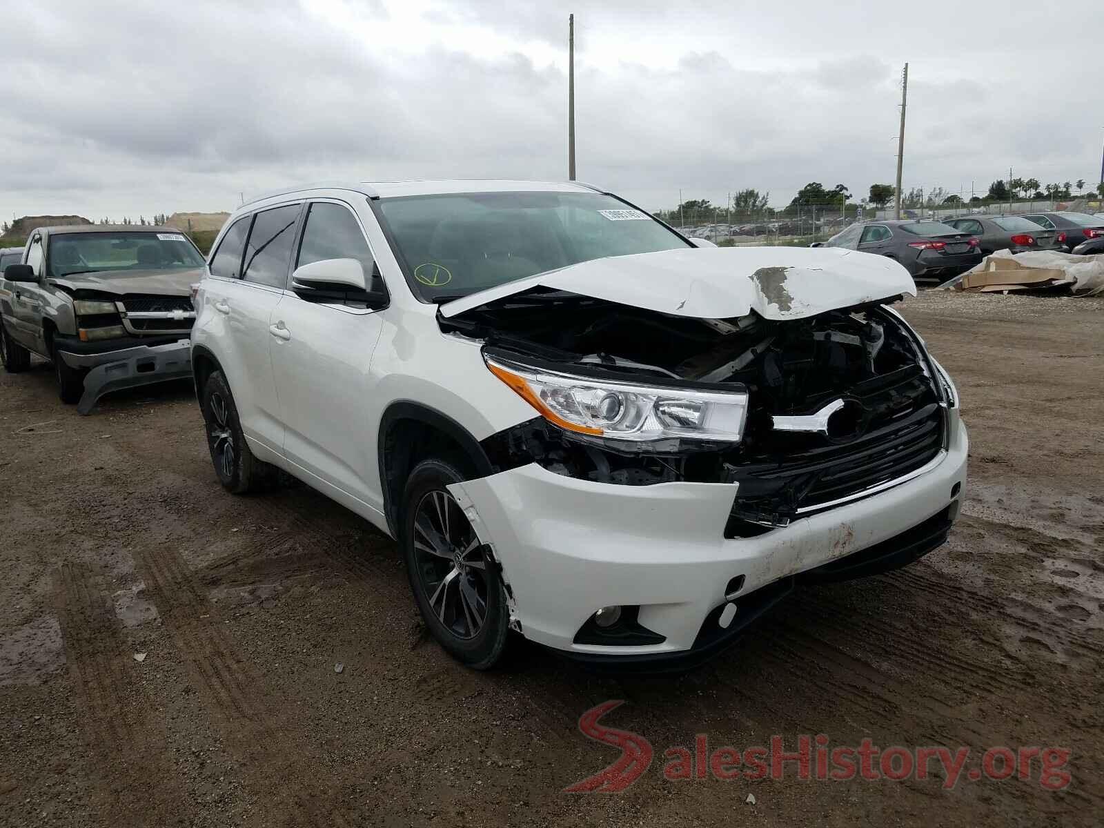 5TDKKRFH0GS122644 2016 TOYOTA HIGHLANDER