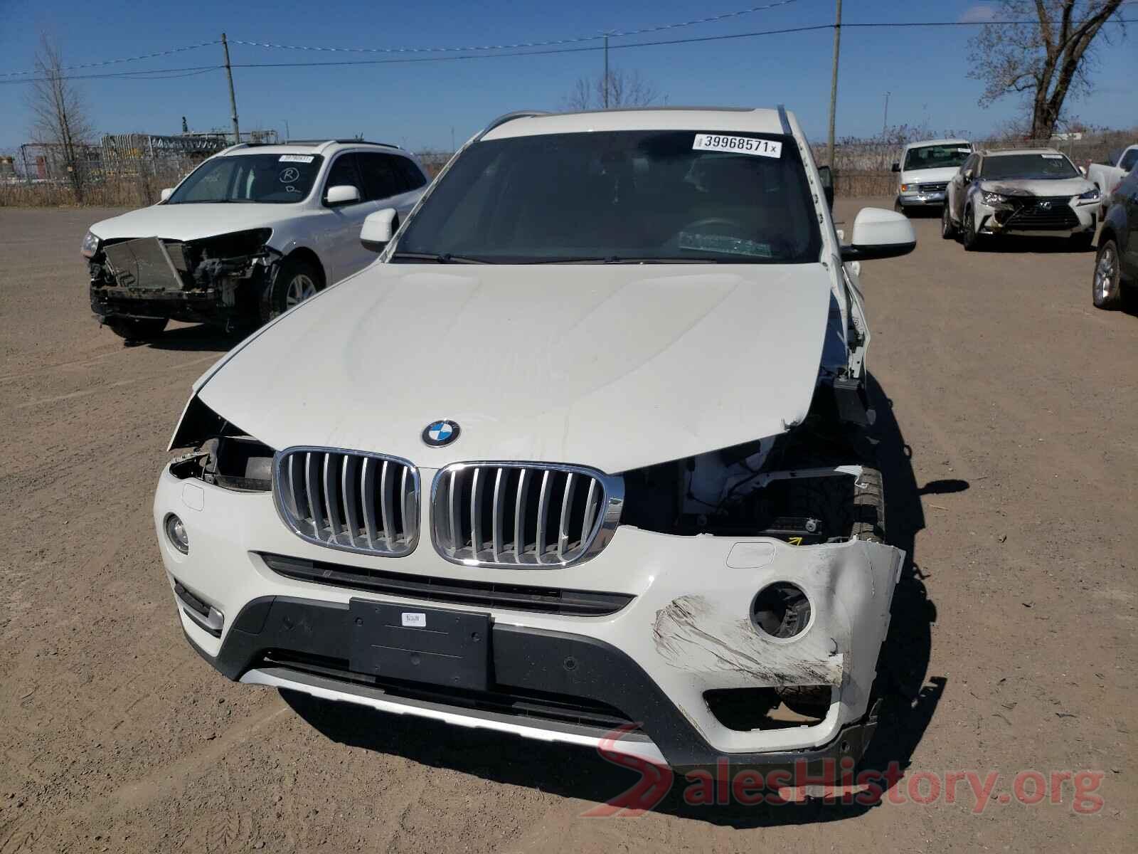 5UXWX9C59H0T00180 2017 BMW X3