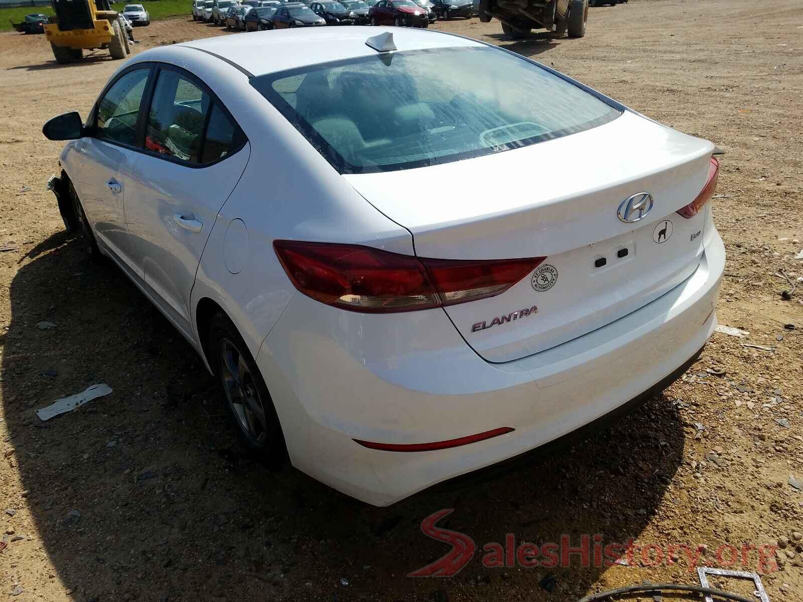 5NPD94LA8HH092525 2017 HYUNDAI ELANTRA