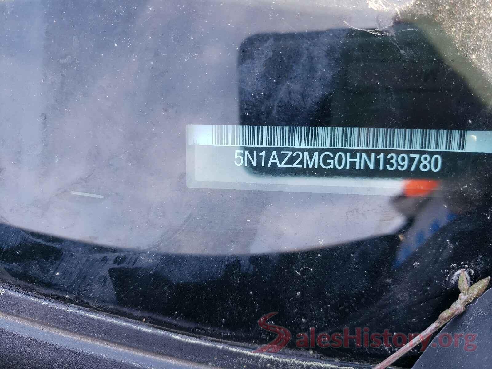 5N1AZ2MG0HN139780 2017 NISSAN MURANO