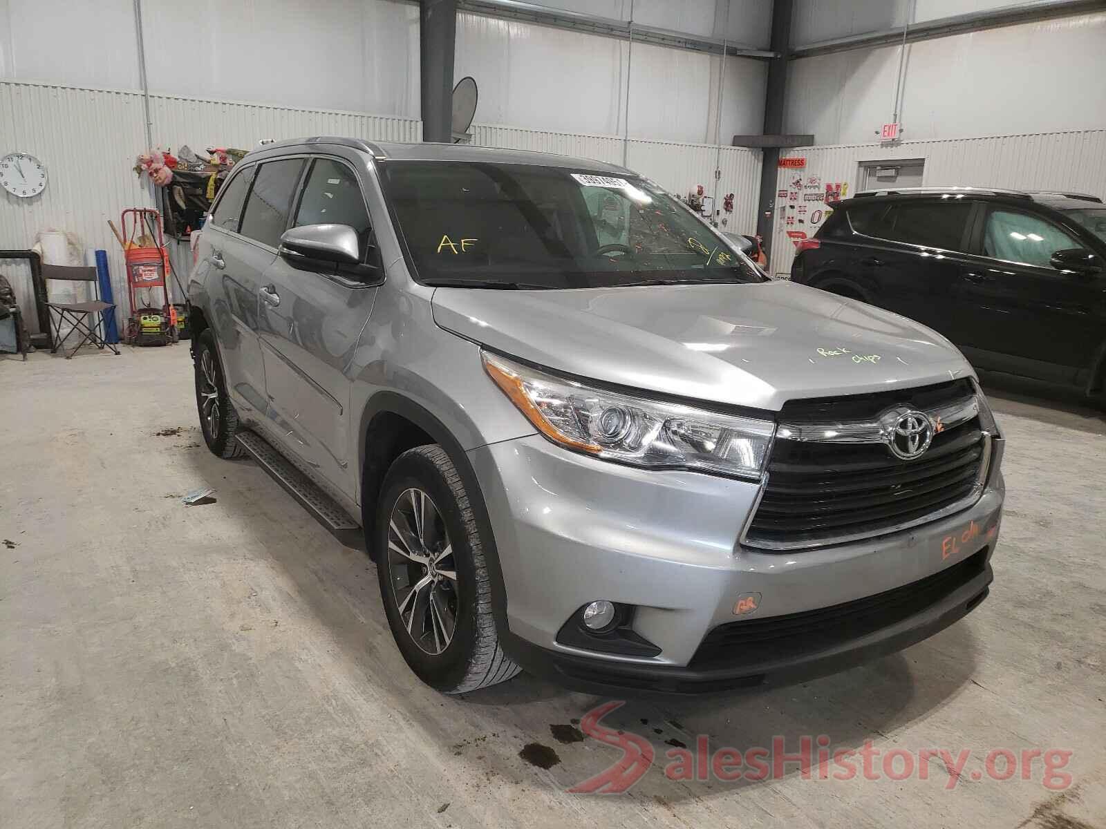 5TDJKRFH3GS299992 2016 TOYOTA HIGHLANDER