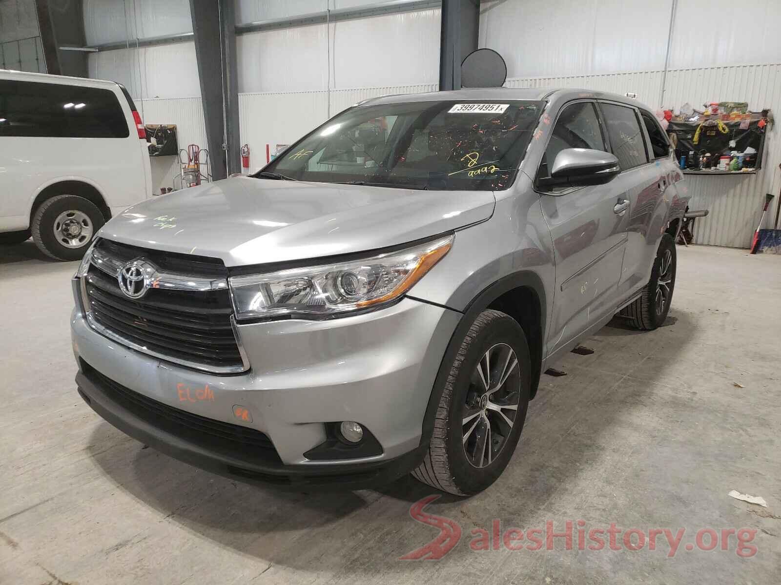 5TDJKRFH3GS299992 2016 TOYOTA HIGHLANDER