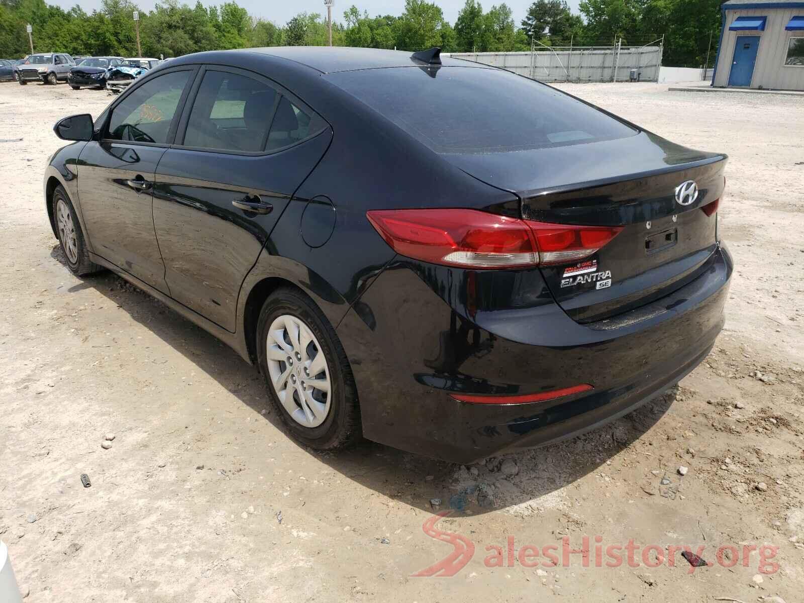 KMHD74LF8HU207160 2017 HYUNDAI ELANTRA