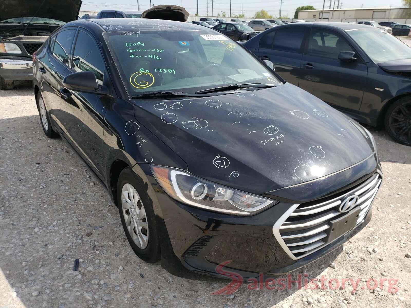 5NPD74LF1HH048786 2017 HYUNDAI ELANTRA