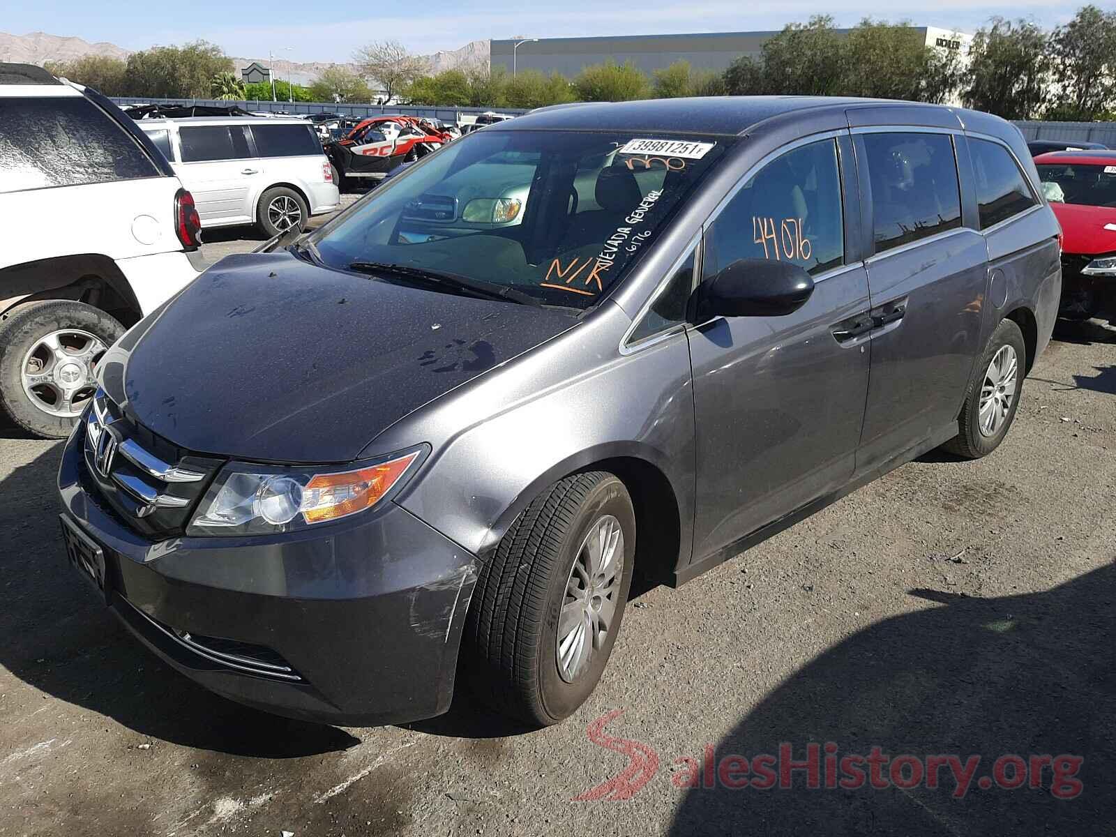 5FNRL5H25GB039776 2016 HONDA ODYSSEY