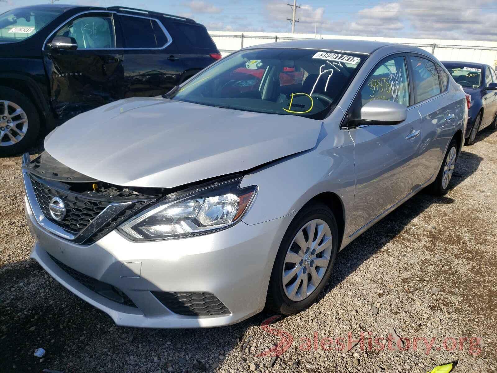 3N1AB7AP7KY353642 2019 NISSAN SENTRA