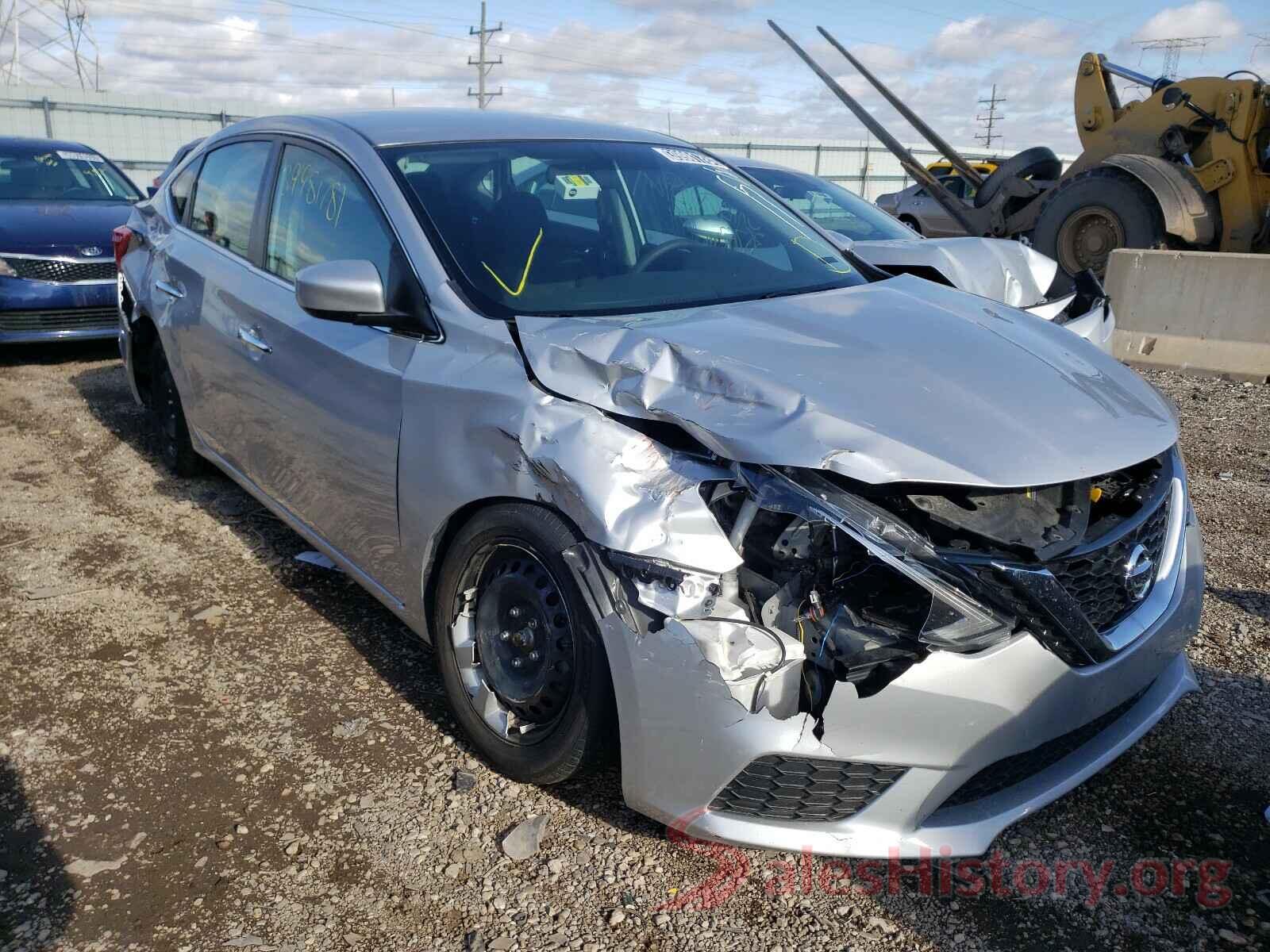 3N1AB7AP7KY353642 2019 NISSAN SENTRA