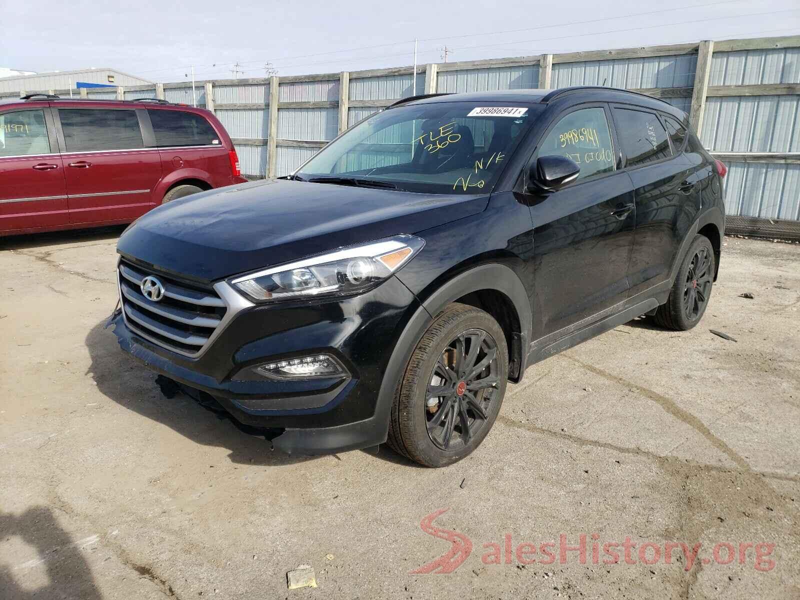 KM8J3CA27HU450287 2017 HYUNDAI TUCSON