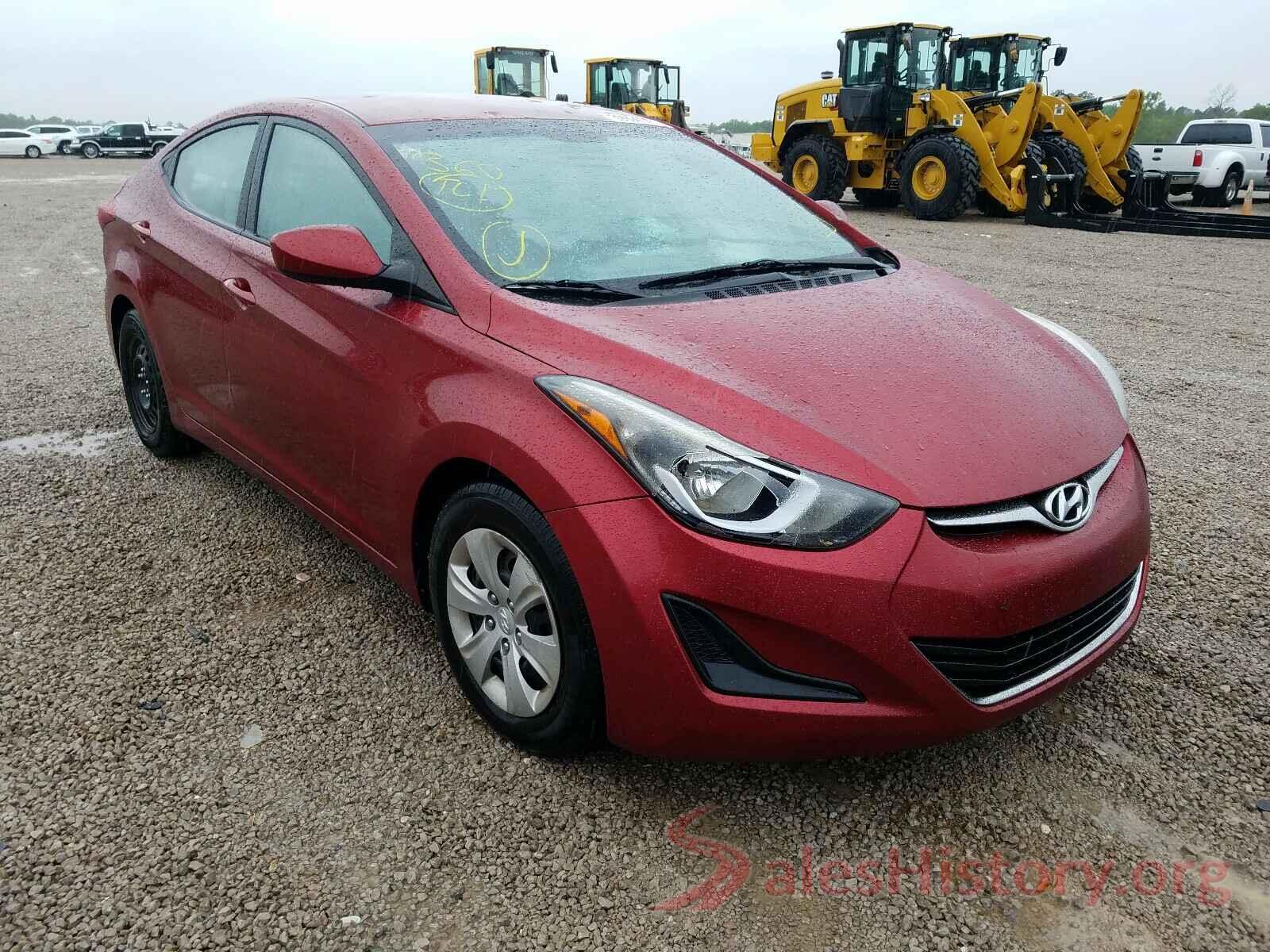 5NPDH4AE3GH712236 2016 HYUNDAI ELANTRA