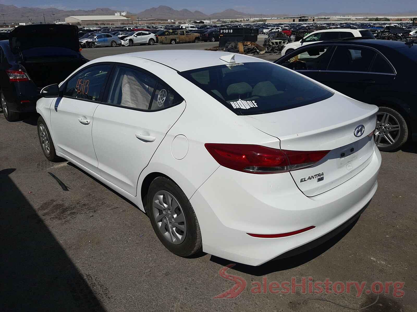 5NPD74LF7HH202725 2017 HYUNDAI ELANTRA